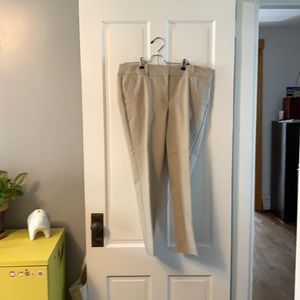 Loft Outlet cropped dress khakis